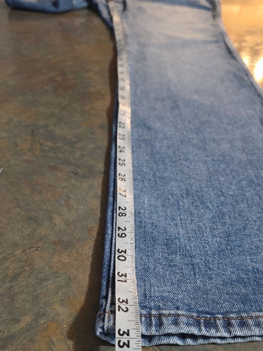 Wrangler Blue High Rise Bootcut Jeans Size 28x34 - Picture 4 of 7